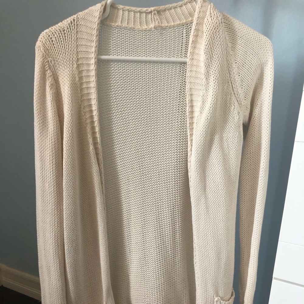 Cream Cute Brandy Melville Cardigan